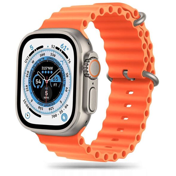 Tech-Protect IconBand Pro strap for Apple Watch 4 / 5 / 6 / 7 / 8 / 9 / SE / Ultra 1 / 2 (42/44/45/49 mm) - orange 9490713930212