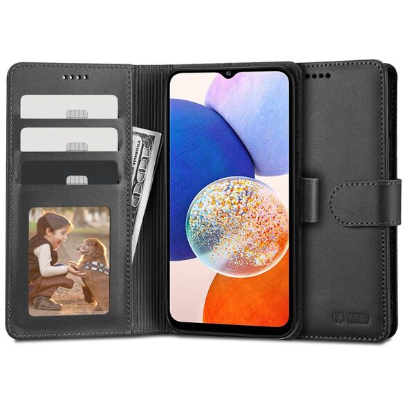 Tech-Protect Wallet case for Samsung Galaxy A14 4G / 5G - black 9490713931868