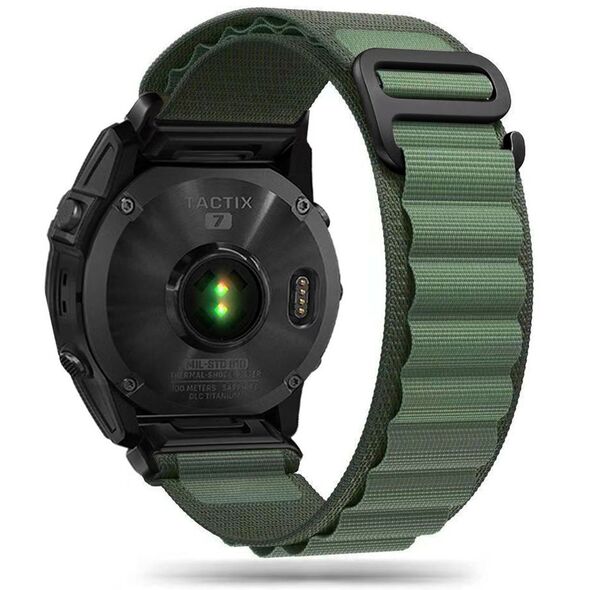 Tech-Protect Nylon Pro Strap for Garmin Fenix ​​5/6/6 Pro/7 - Dark Green 9319456607734