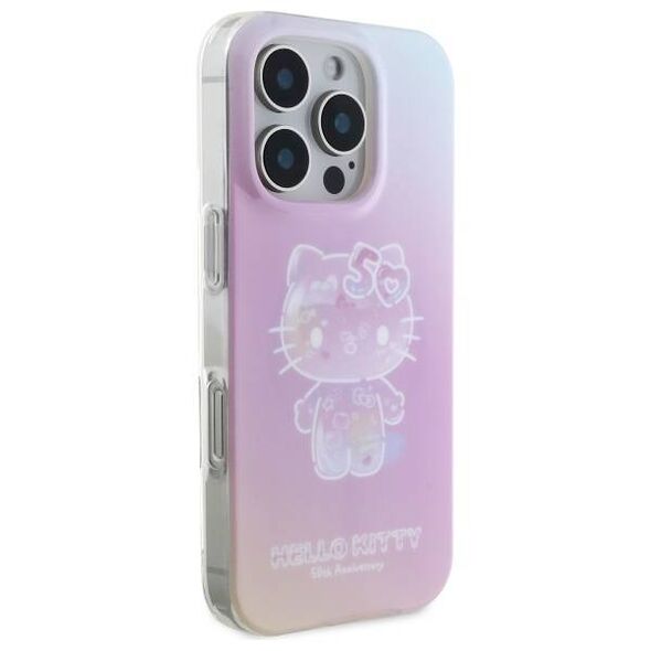 Original Case IPHONE 16 PRO Hello Kitty Hardcase IML 50TH Anniversary MagSafe (HKHMP16LH50AP) pink 3666339336448