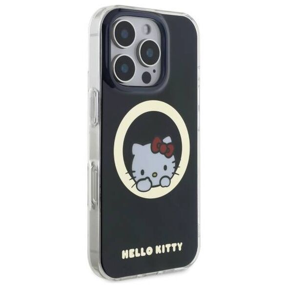 Original Case IPHONE 16 PRO Hello Kitty Hardcase IML Sweet Kitty MagSafe (HKHMP16LHSWKK) black 3666339337087