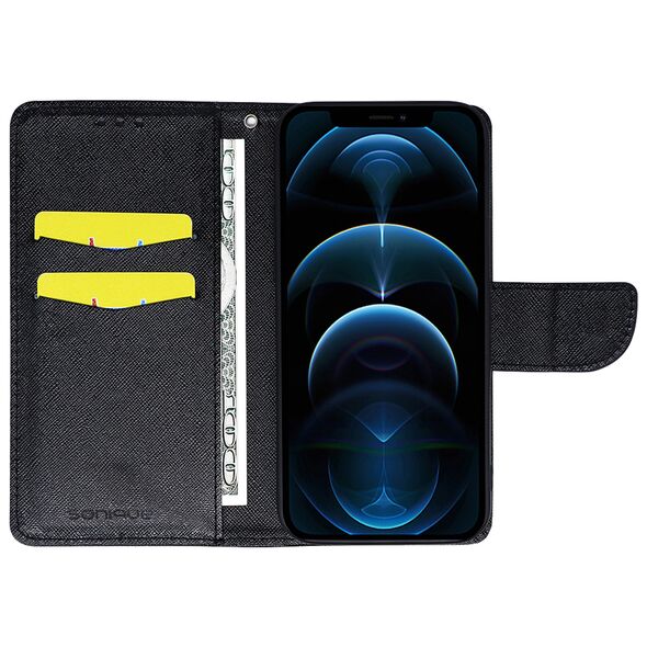 Θήκη Πορτοφόλι Sonique Trend Wallet Samsung Galaxy A14 4G / Galaxy A14 5G Μαύρο 5201101908256