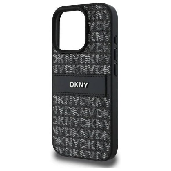 Original Case IPHONE 16 PRO DKNY Hardcase Texture Pattern Tonal Stripe (DKHCP16LPRTHSLK) black 3666339333324