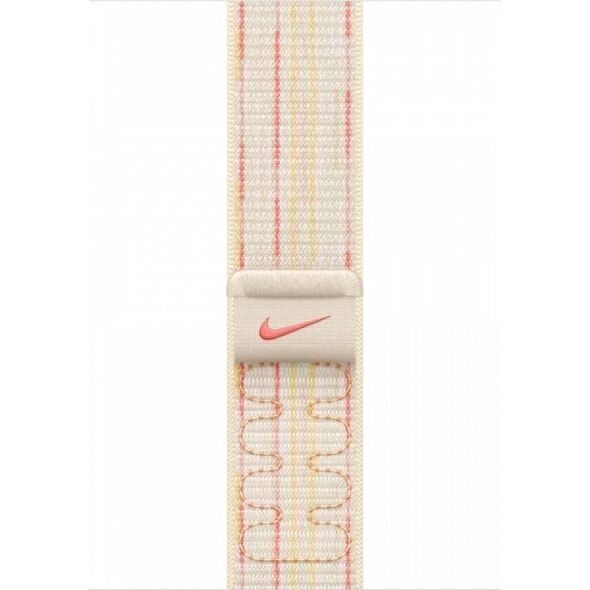 Apple 46mm Starlight/Pink Nike Sport Loop