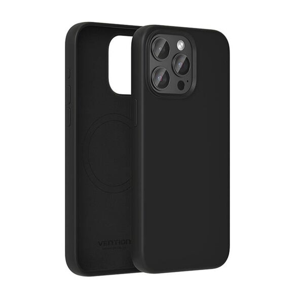 Vention Silicone Case Vention KUFB0-30 to iPhone 15 Pro (black) 070907  KUFB0-30 έως και 12 άτοκες δόσεις 6922794787339