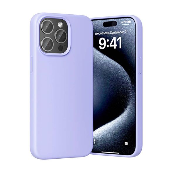 Vention Silicone Case Vention KUFV0-40 for iPhone 15 Pro Max (purple) 070916  KUFV0-40 έως και 12 άτοκες δόσεις 6922794787506