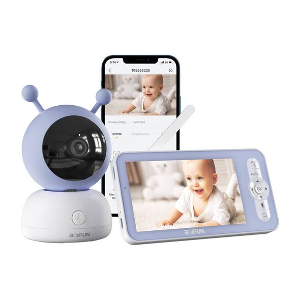 Boifun Rotating Baby Monitor Boifun 2S with Noice Detection [product_code]  Baby 2S έως και 12 άτοκες δόσεις 5906168438226