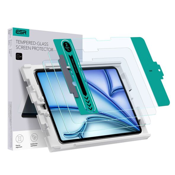 ESR Cover for iPad Air 11 (2024) - ESR Tempered Glass 9H (set of 2) - Clear 4894240195765 έως 12 άτοκες Δόσεις