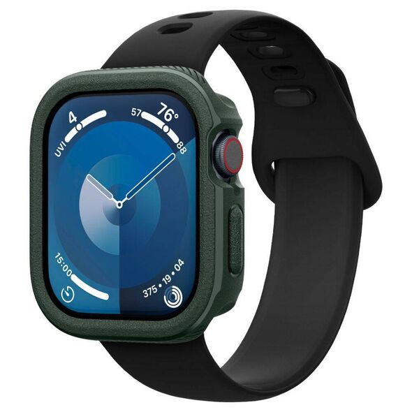 Strap for APPLE WATCH 10 (46MM) Spigen Caseology Vault Midnight green 810083836140