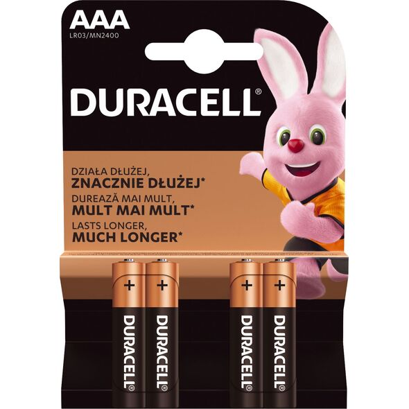 Duracell Bateria Basic AAA / R03 4 szt.