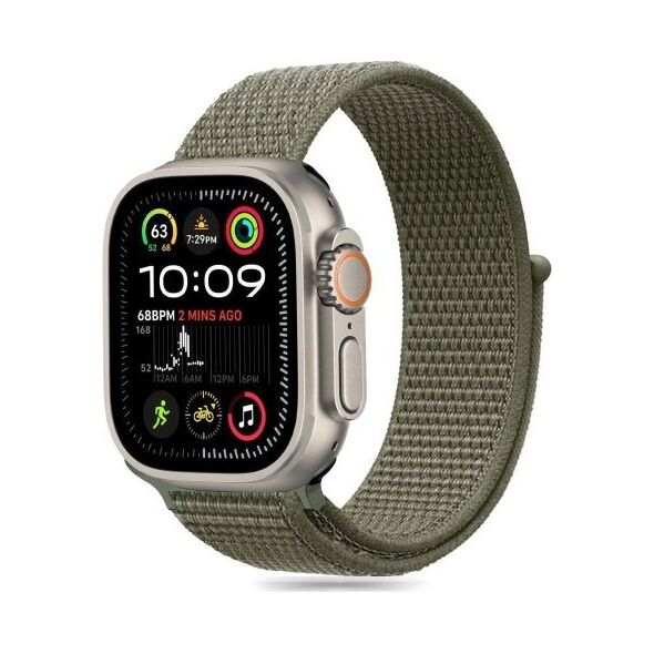 Tech-Protect TECH-PROTECT NYLON APPLE WATCH 6 / 7 / 8 / 9 / 10 / SE / ULTRA 1 / 2 (44 / 45 / 46 / 49 MM) CARGO KHAKI