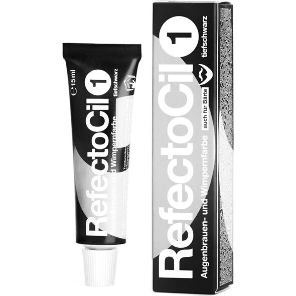 Activeshop Refectocil Eyelash And Eyebrow Tint henna do brwi i rzęs 1 Pure Black 15ml