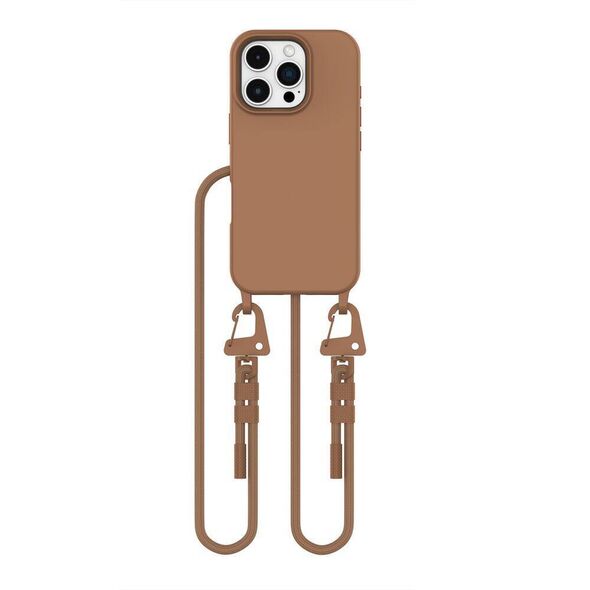 Case IPHONE 16 PRO MAX Tech-Protect Magnecklace MagSafe Chocolate Brown 5906302370283