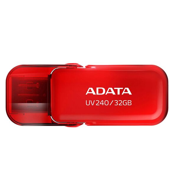 Adata Memory Stick 32GB, USB 2.0 - Adata (AUV240-32G-RRD) - Red 4713218466150 έως 12 άτοκες Δόσεις