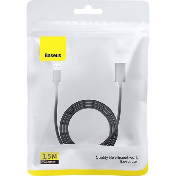 Kabel USB Baseus USB-A - USB-A 1.5 m Czarny (B00631103111-02)