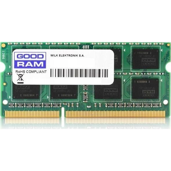 Μνήμη φορητού υπολογιστή GoodRam SODIMM, DDR3, 8 GB, 1333 MHz, CL9 (GR1333S364L9/8G) 479595 5908267903384