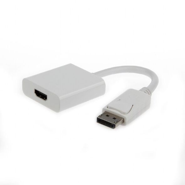 Gembird DisplayPort - Προσαρμογέας HDMI AV λευκό (A-DPM-HDMIF-002-W) 605101 8716309078733