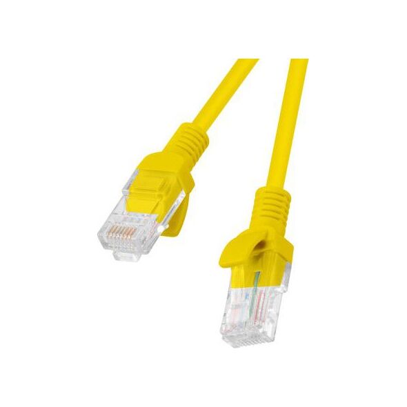 Lanberg RJ-45/RJ-45 κατ.5e Κίτρινο 0,25m (PCU5-10CC-0025-Y) 1020160 5901969404609