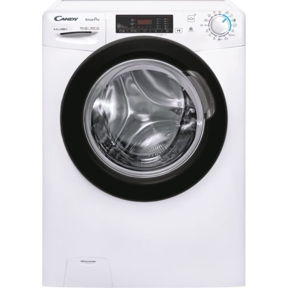 Pralko-suszarka Candy Candy Washing Machine with Dryer | CSHW4645TWB3/1-S | Energy efficiency class C/E | Front loading | Washing capacity 6 kg | 1400 RPM | Depth 45 cm | Width 60 cm | Display | Digit | Drying system | Drying capacity 4 kg | Steam functio