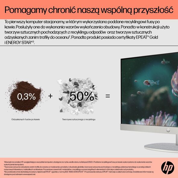 Komputer HP AiO HP   24-cr0332nw Ryzen 7-7730/23.8" FHD IPS/16GB/SSD 512GB/keyboard+mouse/Windows 11 white