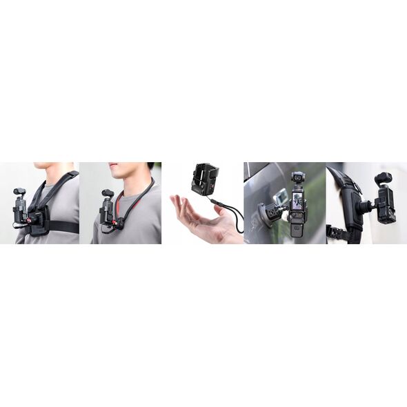 Ulanzi Obudowa Osłona Uchwyt Mocowanie System Gopro 1/4"" Iso Do Dji Osmo Pocket 3 / C014 / Pk-06