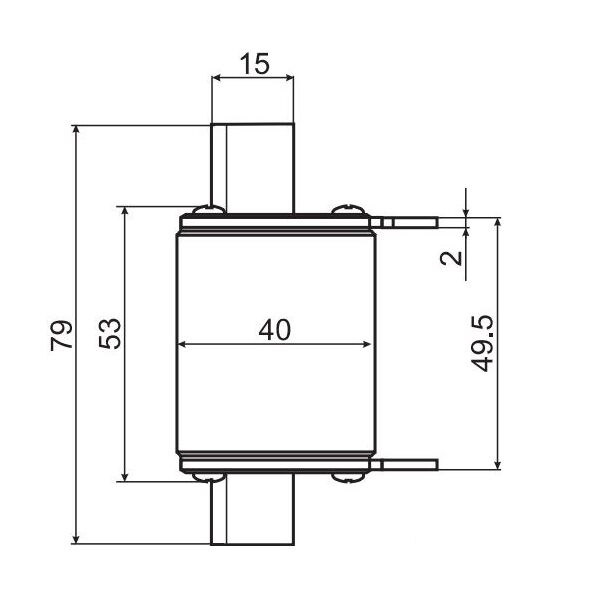 Eti-Polam Wkładka topikowa WT-00C/gG Kombi NH00C 160A gG 500V 125A K 004181216 3111871 3838895905608