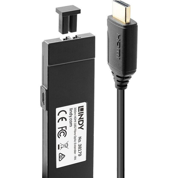 Adapter USB Lindy Adap Lindy Fibre Optic HDMI 18G Extender 300m 13226116 4002888381796