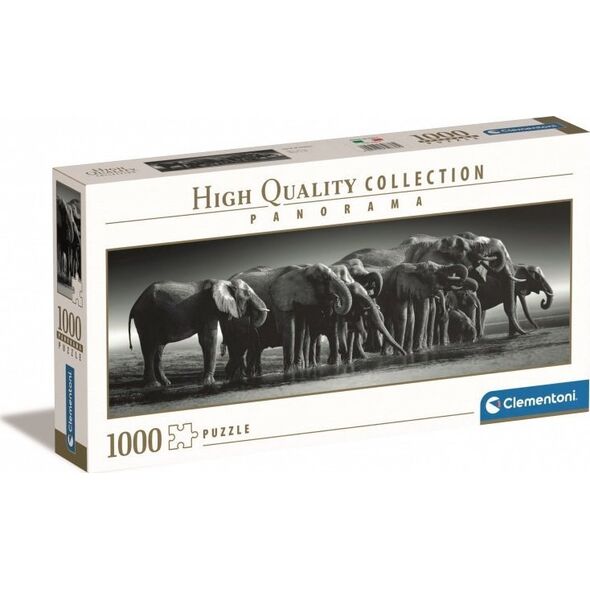 Clementoni Puzzle 1000 elementów Panorama High Quality Herd of Giants 13244882 8005125398362