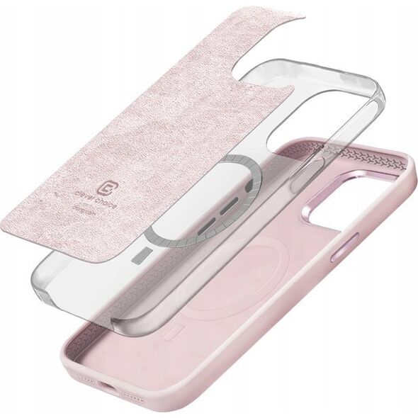 Crong Etui Color Cover LUX Magnetic iPhone 15 MagSafe Różowe 13263224 5904310703130