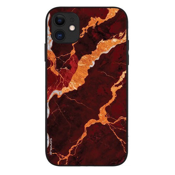 Θήκη Sonique Marble για Apple iPhone 11 Κόκκινο 5210312068512