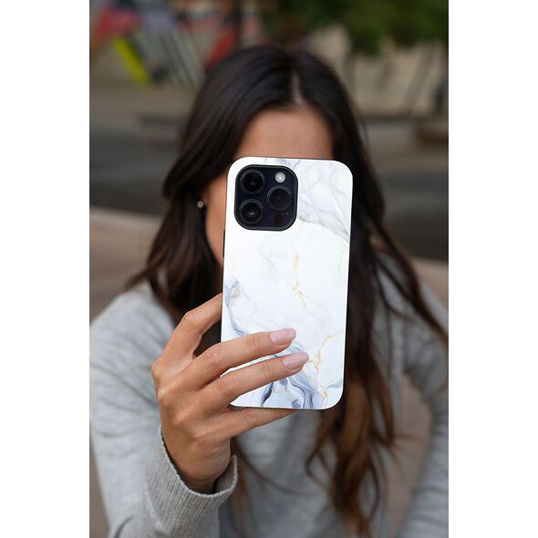 Θήκη Sonique Marble για Apple iPhone XR Λευκό 02 5210312071345