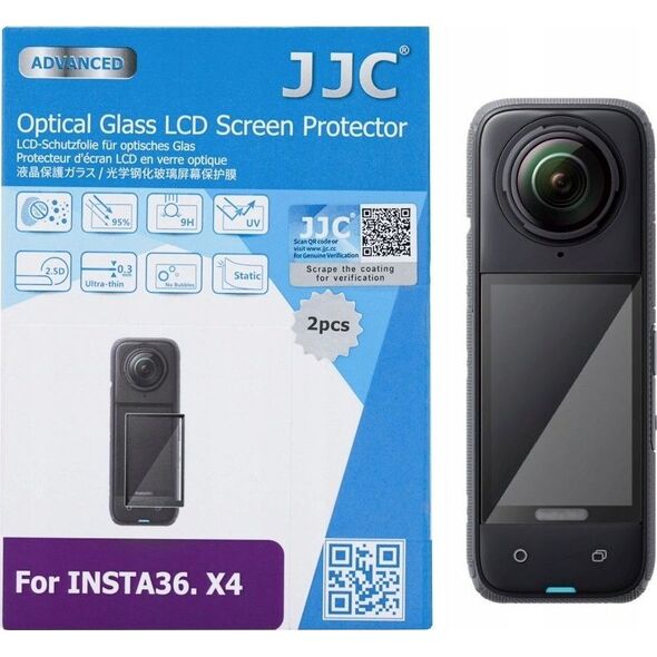 2x Szkło Hartowane Osłona 9h Na Ekran Lcd Do Inst 360 X 4 Insta360 X4 / Jjc /gsp-x4k2 / 11218