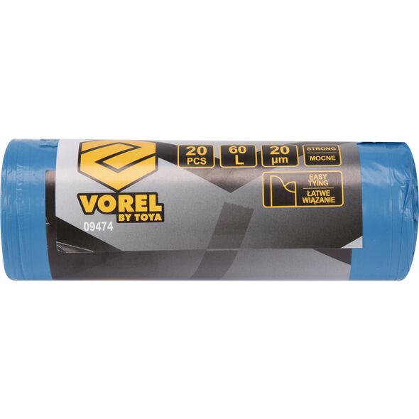 VOREL ΣΑΚΟΥΛΕΣ ΑΠΟΡΡΙΜΜΑΤΩΝ 120L 30μΜ ΜΠΛΕ VOREL 09465 21109465 ΤΕΜΑΧΙΟ εως 12 άτοκες δόσεις