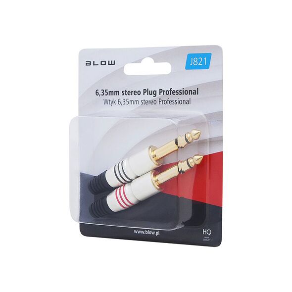 BLOW Jack 6.35mm Stereo 2τμχ DM-93-384 έως 12 άτοκες Δόσεις