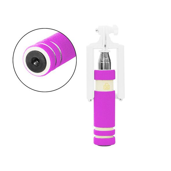 BLOW Selfie Stick 3.5mm Jack Ροζ DM-79-112 έως 12 άτοκες Δόσεις