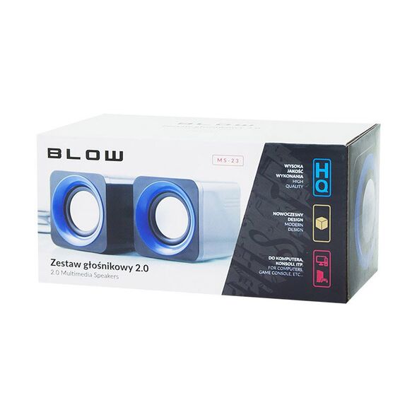 BLOW Ηχεία υπολογιστή 2.0 MS-23 DM-66-374 έως 12 άτοκες Δόσεις