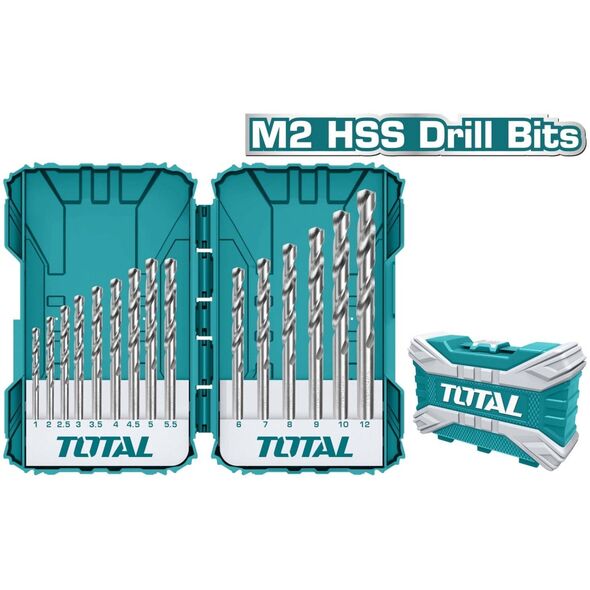 TOTAL ΣΕΤ ΤΡΥΠΑΝΙΑ HSS M2 15ΤΕΜ (TACSDL51502) ως 12 Άτοκες Δόσεις