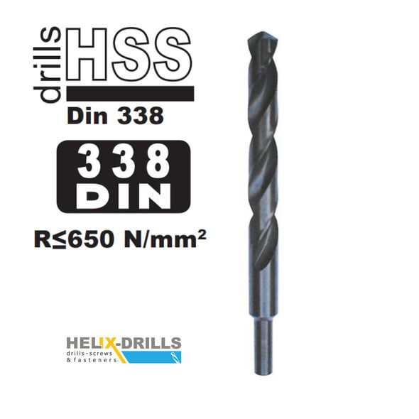 HELIX HELIX ΤΡΥΠΑΝΙΑ ΣΙΔΗΡΟΥ ΤΟΡΝΙΡΙΣΜΕΝΑ HSS DIN 338 - 16.0MM-ΜΕΓΕΘΟΣ 03382160 εως 12 άτοκες δόσεις