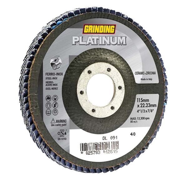 GRINDING GRINDING ΔΙΣΚΟΣ ΦΤΕΡΟΥ PLATINUM ΚΕΡΑΜΙΚΟΣ - 40-GRIT, 115.0MM-ΔΙΑΜΕΤΡΟΣ 5500711540 εως 12 άτοκες δόσεις