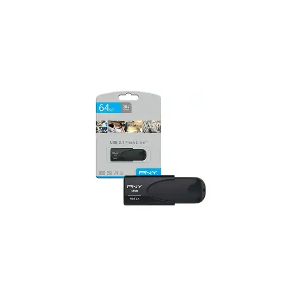 USB FLASH DRIVE PNY 64GB USB 3.1 NEW 0.501.688 έως 12 άτοκες Δόσεις