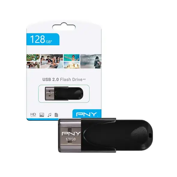 USB FLASH DRIVE PNY 128GB USB 2.0 NEW 0.501.689 έως 12 άτοκες Δόσεις