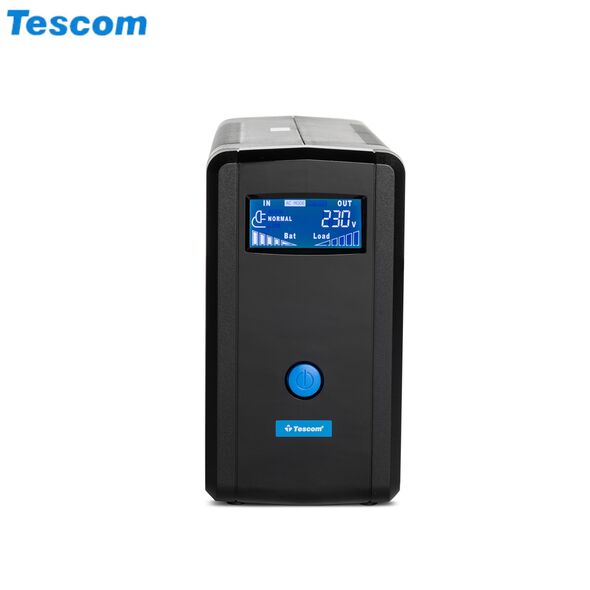 UPS 2000VA TESCOM LEO PLUS LCD 2000AP  USB PORT TOWER NEW 0.500.869 έως 12 άτοκες Δόσεις