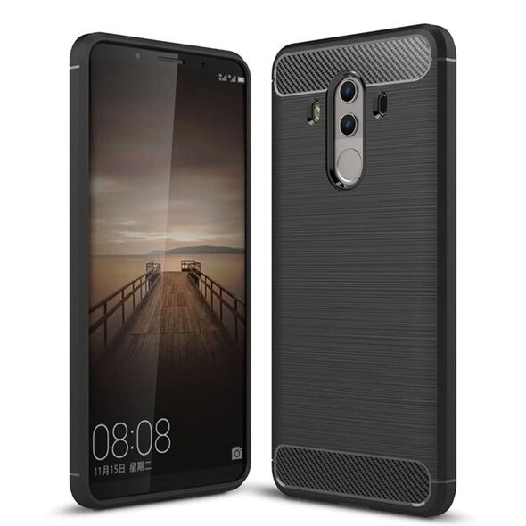 Techsuit Husa pentru Huawei Mate 10 Pro - Techsuit Carbon Silicone - Black 5949419061828 έως 12 άτοκες Δόσεις