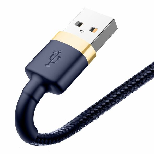 Baseus - Cafule Cable USB For iPhone 2.4A 1m - Gold Blue 6953156290754 έως 12 άτοκες Δόσεις