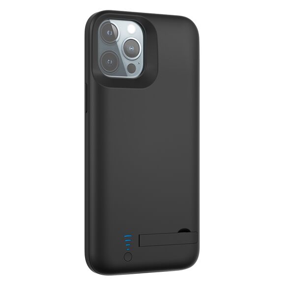 Techsuit Husa pentru iPhone 12 Pro Max / 13 Pro Max cu Baterie de 6000mAh - Techsuit Power Pro - Black 5949419051447 έως 12 άτοκες Δόσεις