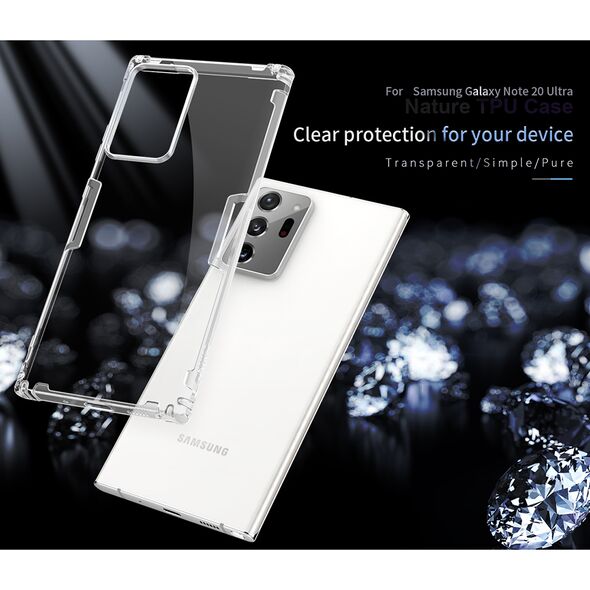 Nillkin Husa pentru Samsung Galaxy Note 20 Ultra 4G / 5G - Nillkin Nature TPU Case - Transparent 6902048203457 έως 12 άτοκες Δόσεις