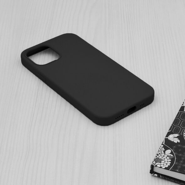 Techsuit Husa pentru iPhone 12 / 12 Pro - Techsuit Soft Edge Silicone - Black 5949419048478 έως 12 άτοκες Δόσεις