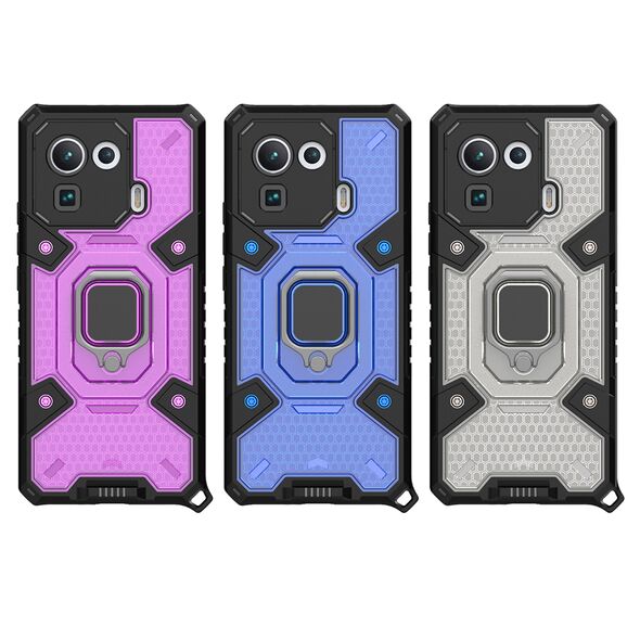 Techsuit Husa pentru Xiaomi Mi 11 Pro - Techsuit Honeycomb Armor - Black 5949419028050 έως 12 άτοκες Δόσεις