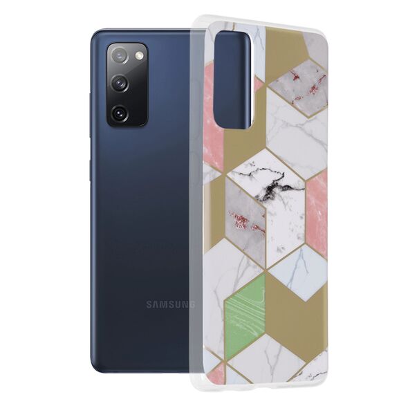 Techsuit Husa pentru Samsung Galaxy S20 FE / S20 FE 5G - Techsuit Marble Series - Purple Hex 5949419021693 έως 12 άτοκες Δόσεις