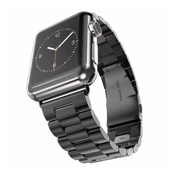 Techsuit Curea pentru Apple Watch 1/2/3/4/5/6/7/8/SE/SE 2 (38/40/41mm) - Techsuit Watchband (W036) - Black 5949419024922 έως 12 άτοκες Δόσεις